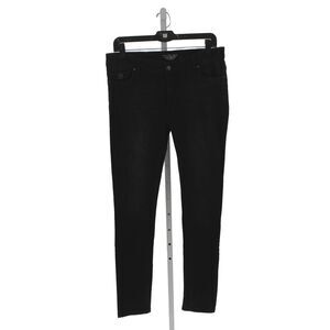 Philipp Plein Mens Straight Jeans Black Cotton Mid Rise Inseam 31 Size 32